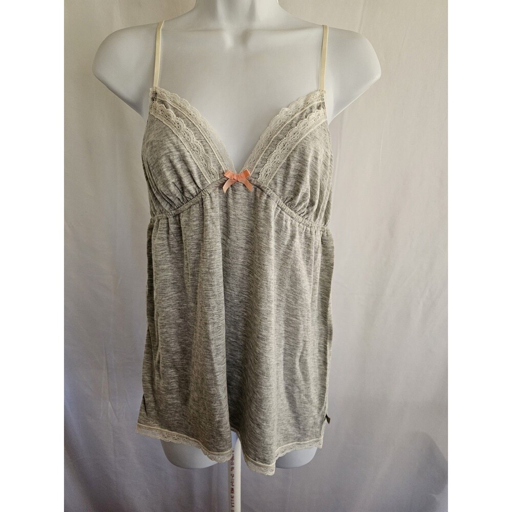 Gilligan & O'Malley Tank Women's Top Sleepwear Shirt Heather Gray Size Medium